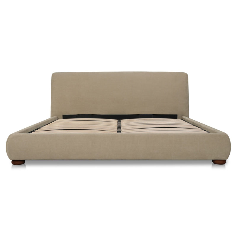 Beau - Queen Storage Bed - Warm Beige