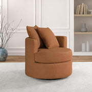 Debbie - Upholstered Swivel Accent Chair - JaxCo Furniture
