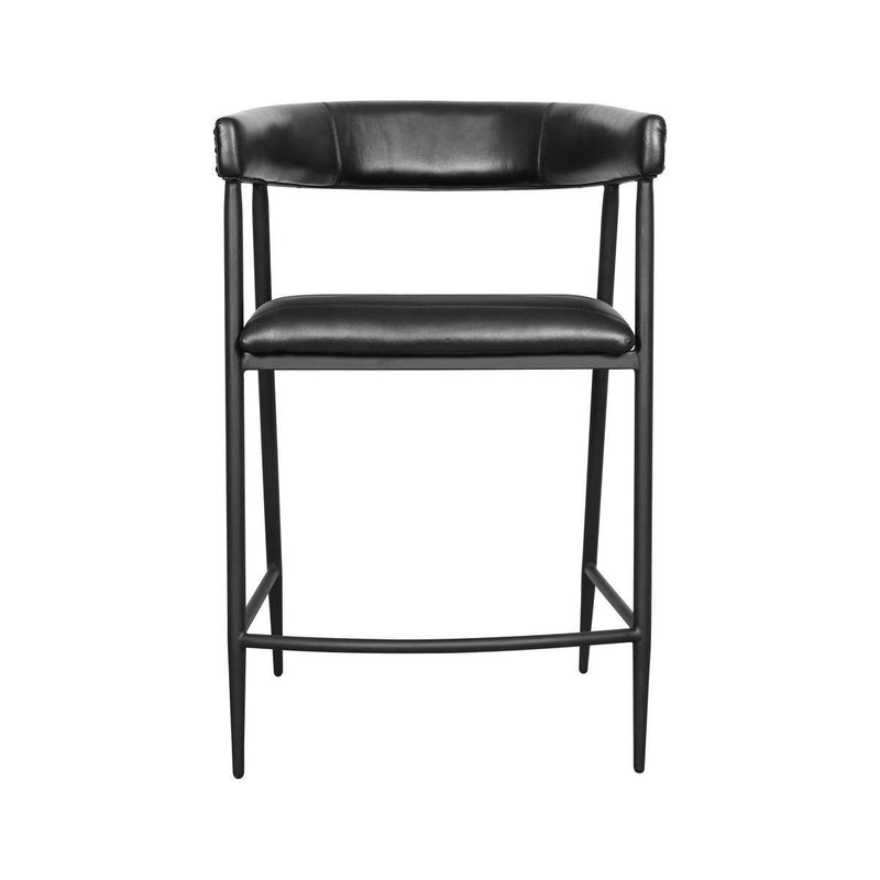 Preston - Counter Stool - Black - JaxCo Furniture