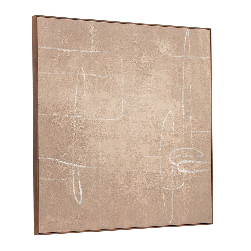 Notion - Canvas Art - Light Brown - JaxCo Furniture