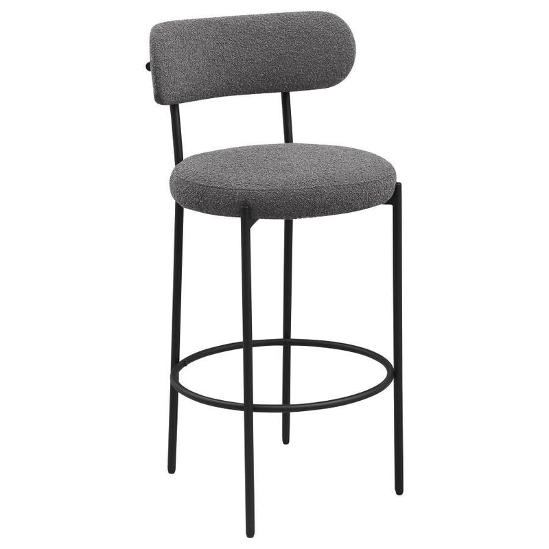 Viola - Boucle Upholstered Bar Stool (Set of 2) - JaxCo Furniture