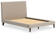 Cielden - Upholstered Bed With Roll Slats - JaxCo Furniture