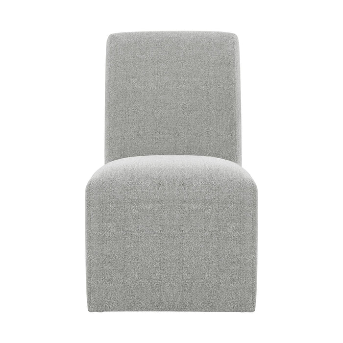 Nero - Upholstered Side Chair (Set of 2) - Gray - JaxCo Furniture