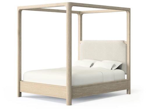 Solano - 85" Queen Canopy Bed - Weathered Mango - JaxCo Furniture
