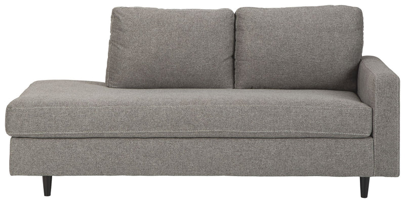 Lyman - Graphite - RAF Corner Chaise - JaxCo Furniture