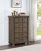 Emmett - 5-Drawer Bedroom Chest - Walnut - JaxCo Furniture