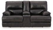 Mountainous - Eclipse - Power Reclining Loveseat With Console /Adj Headrest - JaxCo Furniture
