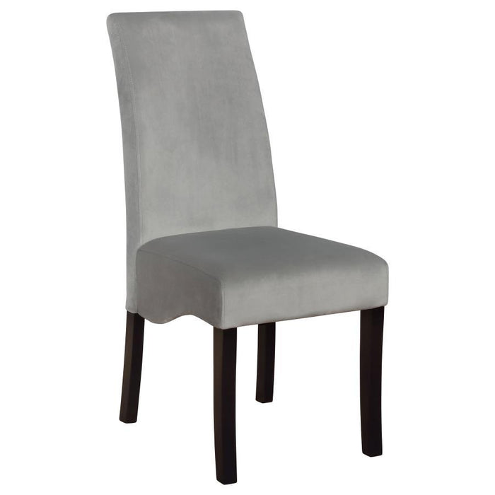 Stanton - Upholstered Dining Side Chairs (Set of 2) - Gray - JaxCo Furniture