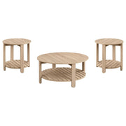 Fowler - Round Coffee Table Set - JaxCo Furniture