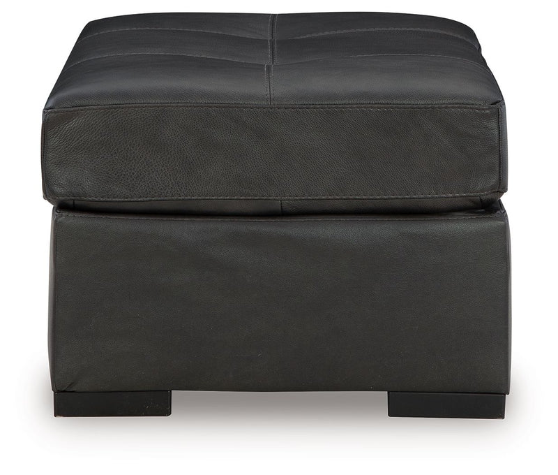 Brindley Pier - Fog - Oversized Accent Ottoman - JaxCo Furniture