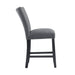 Tuscany - Counter Height Side Chair (Set of 2) - Charcoal - JaxCo Furniture