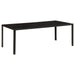 Brock - Rectangular Glass Top Coffee Table Set - Black - JaxCo Furniture