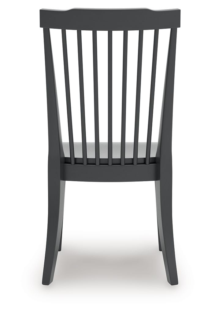 Brenkerton - Black - Dining Room Side Chair (Set of 2) - JaxCo Furniture