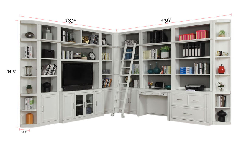 Catalina - Library Wall - JaxCo Furniture