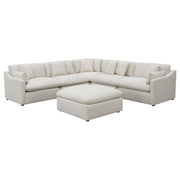 Hobson - Upholstered Modular Sectional Sofa With Ottoman - JaxCo Furniture