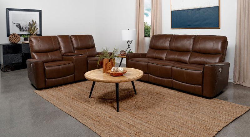 Greenfield - Power Reclining Sofa Set - JaxCo Furniture