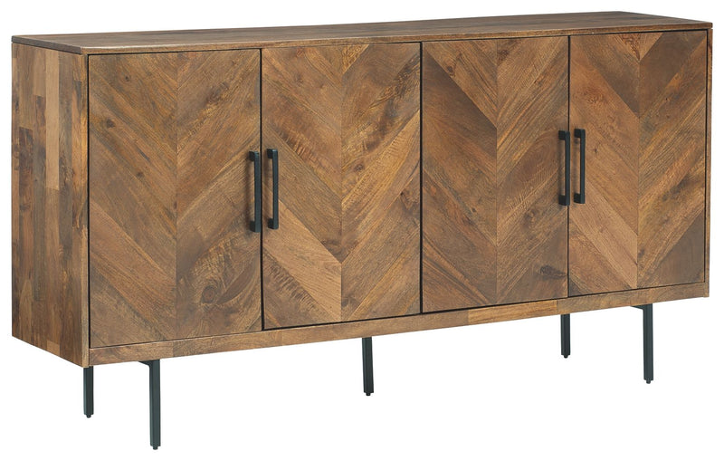 PratTVille - Brown - Accent Cabinet - JaxCo Furniture