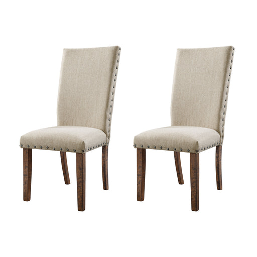 Jax - Upholstered Side Chair (Set of 2) - Cream - JaxCo Furniture