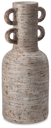 Wellbridge - Distressed White - Vase - JaxCo Furniture