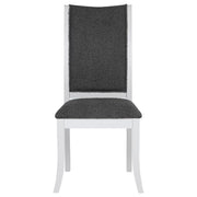 Judd - Upholstered Dining Side Chair (Set of 2) - Pearl White - JaxCo Furniture