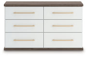 Kendanport - Six Drawer Dresser - JaxCo Furniture
