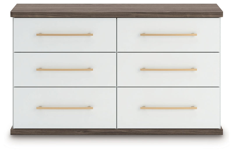 Kendanport - Six Drawer Dresser - JaxCo Furniture