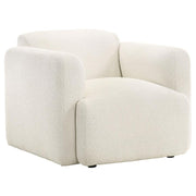 Dorset - Fabric Upholstered Round Track Arm Accent Chair - JaxCo Furniture