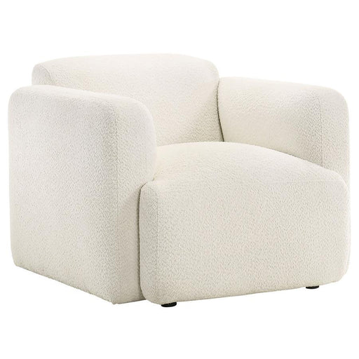 Dorset - Fabric Upholstered Round Track Arm Accent Chair - JaxCo Furniture