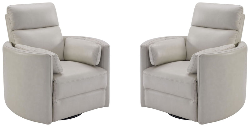 Radius - Cordless Power Swivel Glider Recliner (Set of 2) - JaxCo Furniture