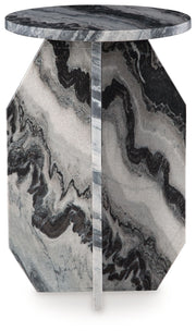 Wrenlane - Black / White / Taupe - Accent Table - JaxCo Furniture