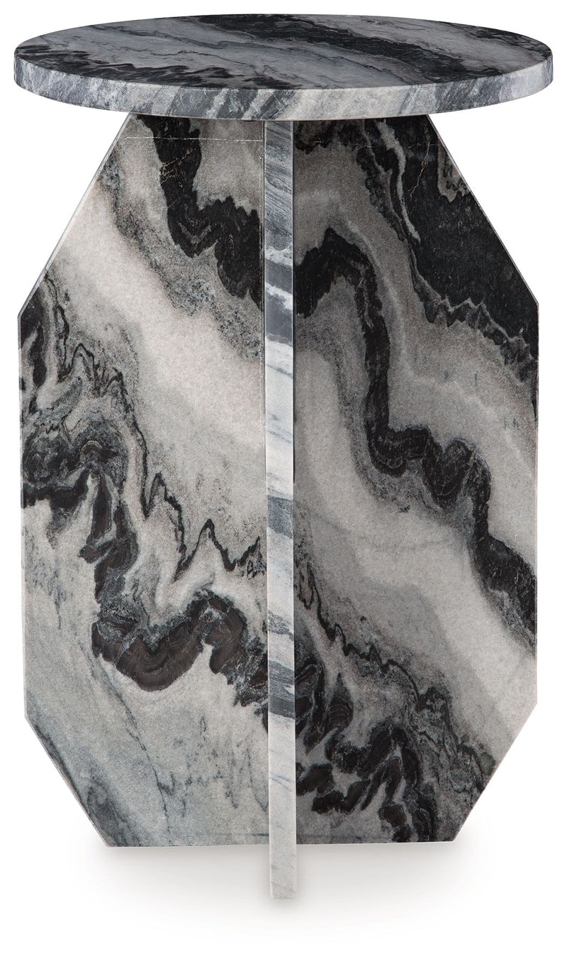 Wrenlane - Black / White / Taupe - Accent Table - JaxCo Furniture