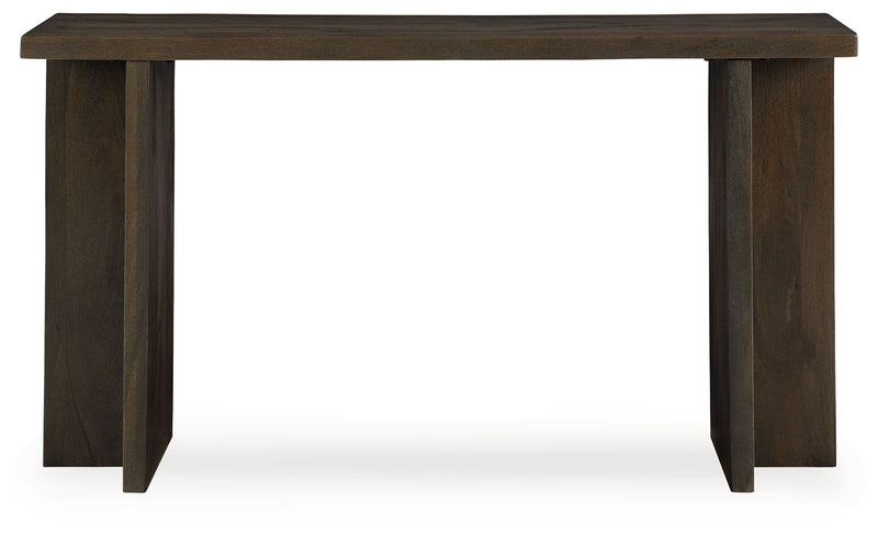Jalenry - Grayish Brown - Console Sofa Table - JaxCo Furniture