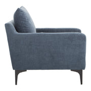 Paris - Armchair - Blue - JaxCo Furniture