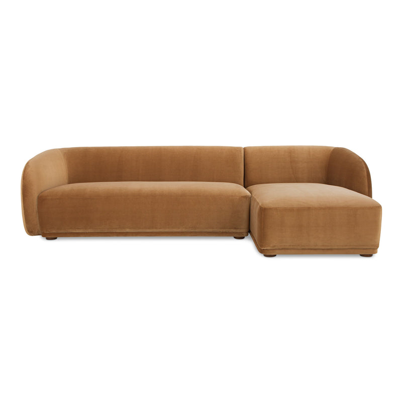 Faye - Right Sectional - Tan - JaxCo Furniture