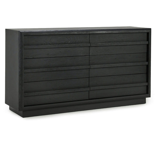 Sedona - 6 Drawer Dresser - Black - JaxCo Furniture