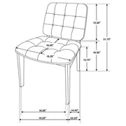 Redbridge - Upholstered Dining Side Chair (Set of 2) - Walnut - JaxCo Furniture