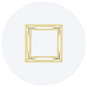 Starlight - Round Glass Top Metal Dining Table - JaxCo Furniture