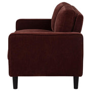 Ruth - Upholstered Track Arm Loveseat - JaxCo Furniture