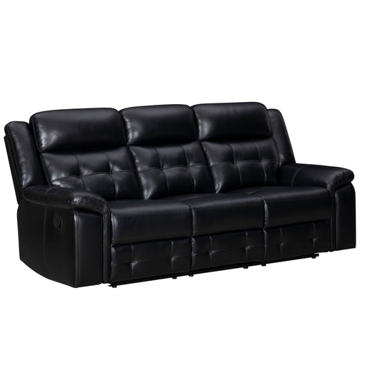 Clayton - Manual Reclining Sofa - Phantom - JaxCo Furniture