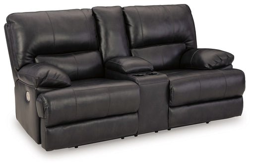 Mountainous - Eclipse - Power Reclining Loveseat With Console /Adj Headrest - JaxCo Furniture