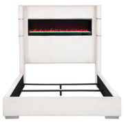 Tisdall - Upholstered Fireplace Bed - JaxCo Furniture
