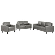 Ruth - Upholstered Track Arm Sofa Set - JaxCo Furniture