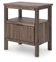 Pamytta - Brown - One Drawer Night Stand - JaxCo Furniture