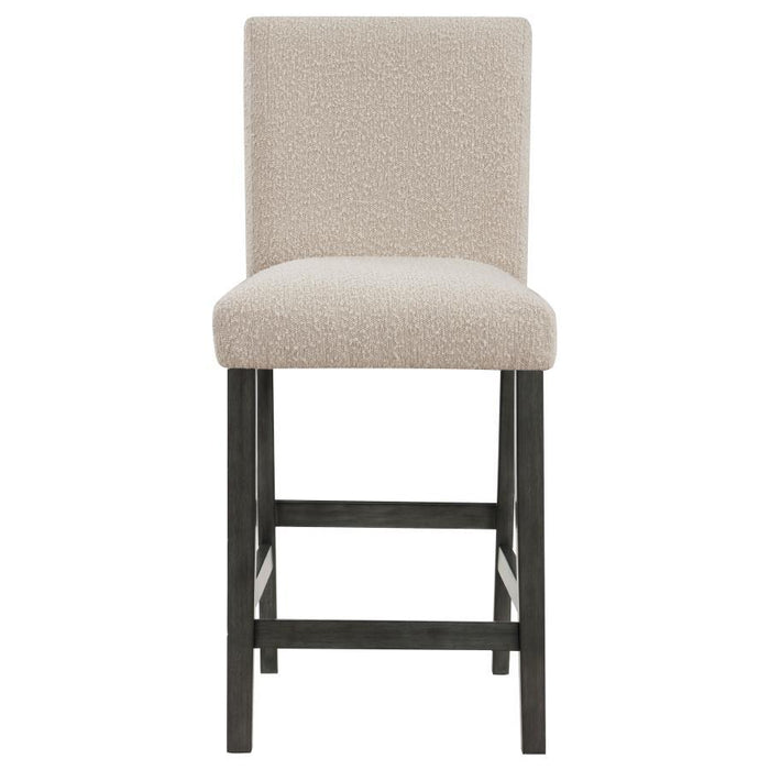 Alba - Boucle Upholstered Counter Height Dining Chair (Set of 2) - JaxCo Furniture