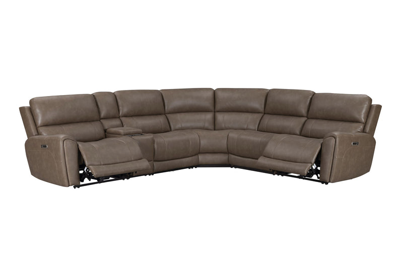 Hancock - Zero Gravity Power Reclining Sectional With Power Adjustable Headrests - JaxCo Furniture