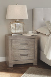 Culverbach - Gray - 5 Pc. - Dresser, Mirror, Queen Upholstered Bed, 2 Nightstands - JaxCo Furniture