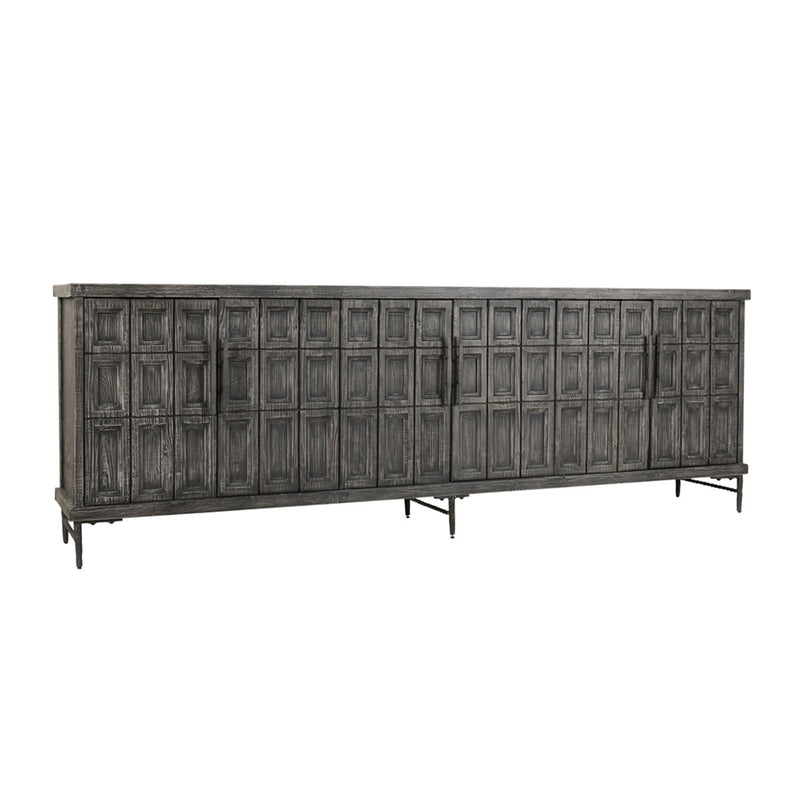 Willmark - 6 Door Iron Leg Sideboard - JaxCo Furniture
