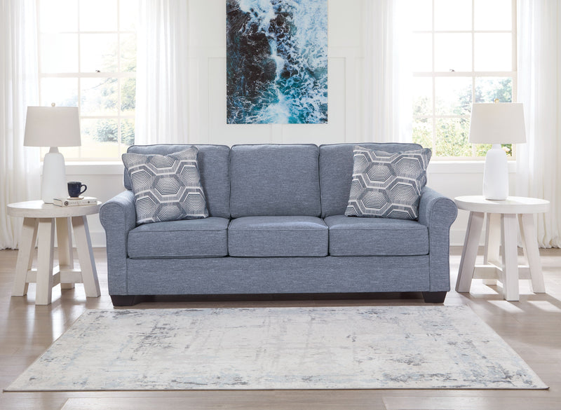 Carissa Manor - Denim - Sofa - JaxCo Furniture