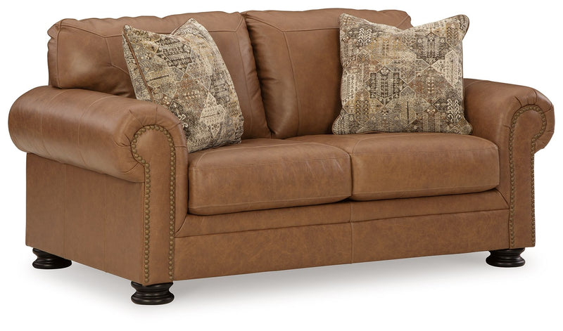 Carianna - Caramel - Loveseat - JaxCo Furniture