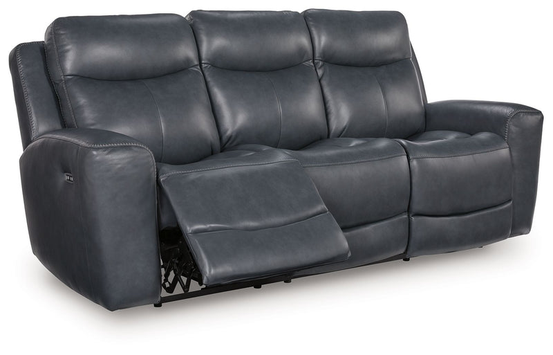 Next Move - Power Reclining Sofa With Adjustable Headrest - JaxCo Furniture